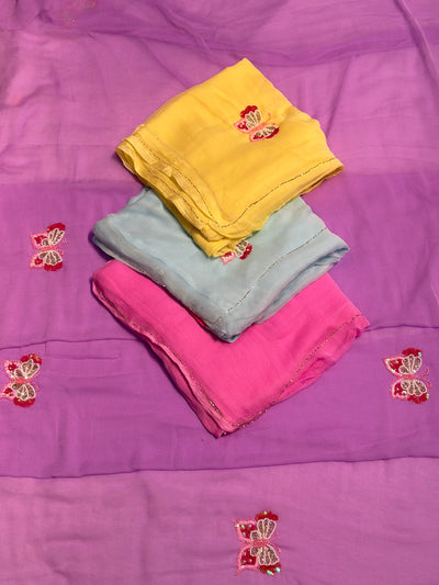✨Butterfly Bloom Handwork Saree✨