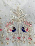A-line kurta Set With Zardozi handwork Detailing