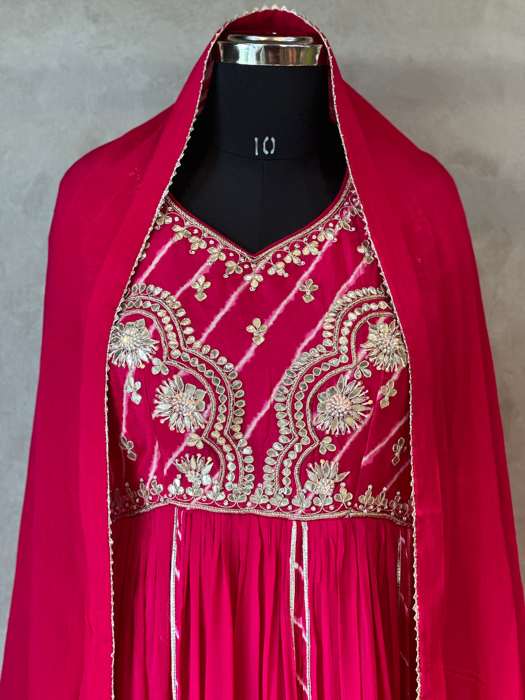 BRIDE SPECIAL LAHARIYA HANDWORK SUIT