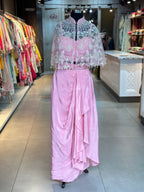 DESINGER SLIT SKIRT SET