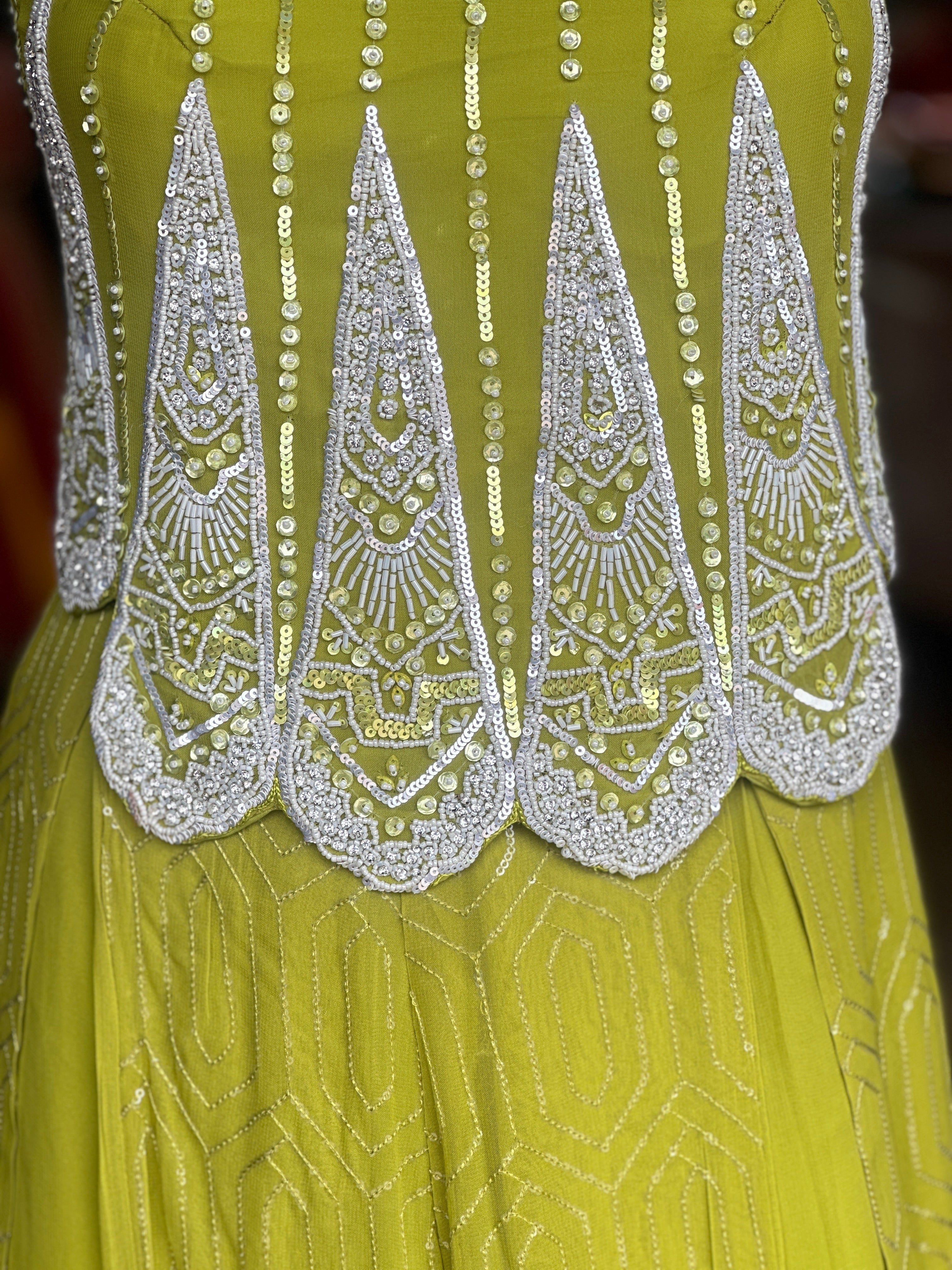 DESIGNER HANDWORK PLAZO SET