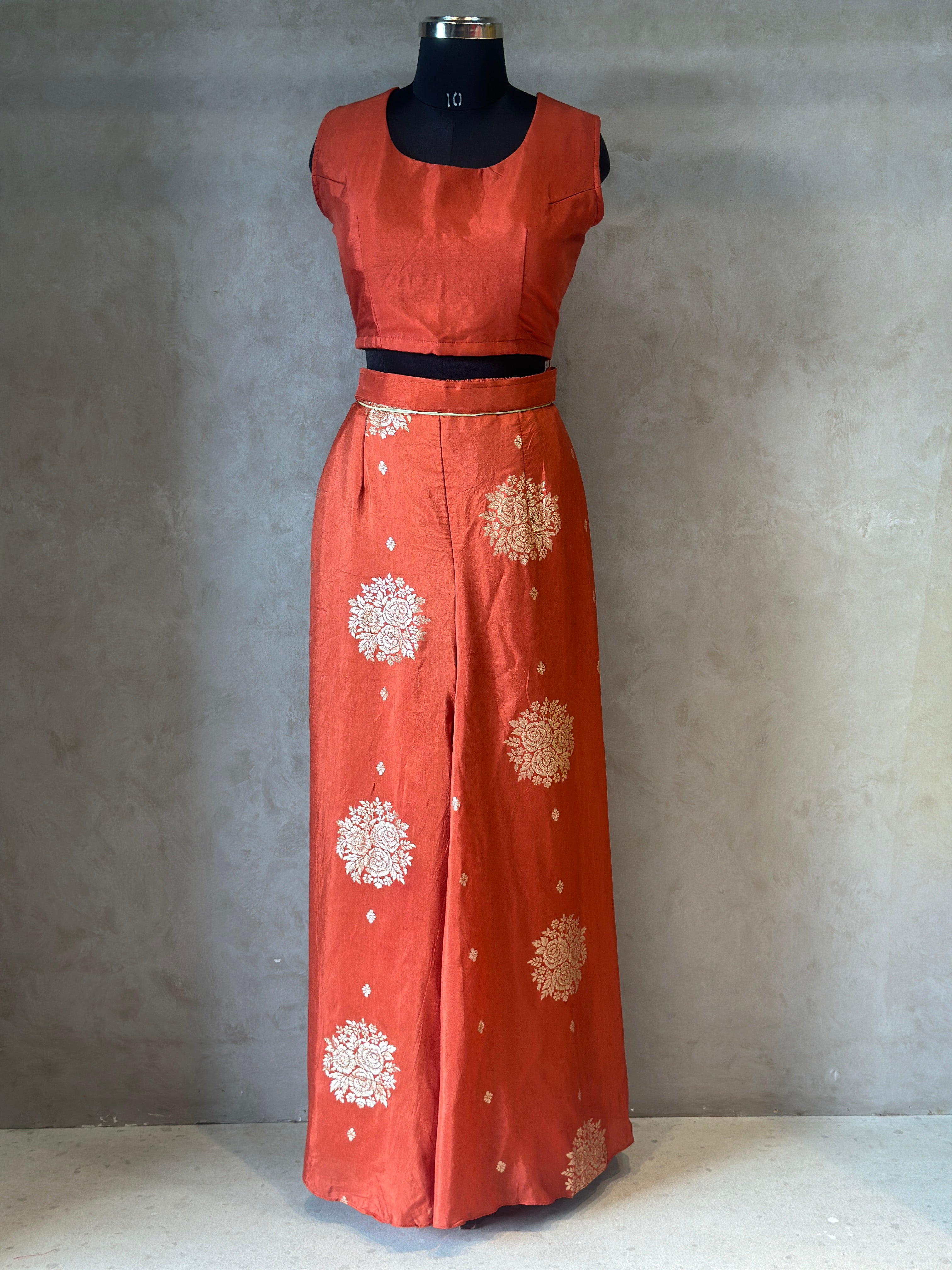 PURE CHINNON HANDWORK KAFTAN SET