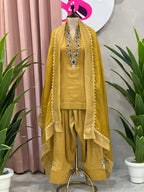 Trendy Farsi Kurta Set With Handwork
