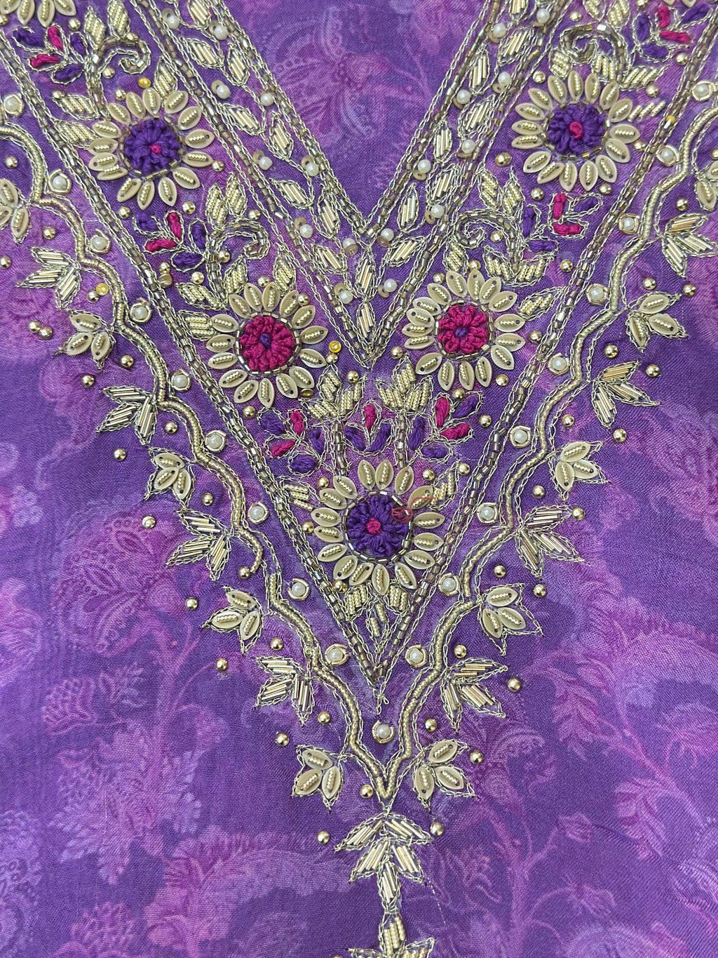Floral Grace Unstitched Suit Set