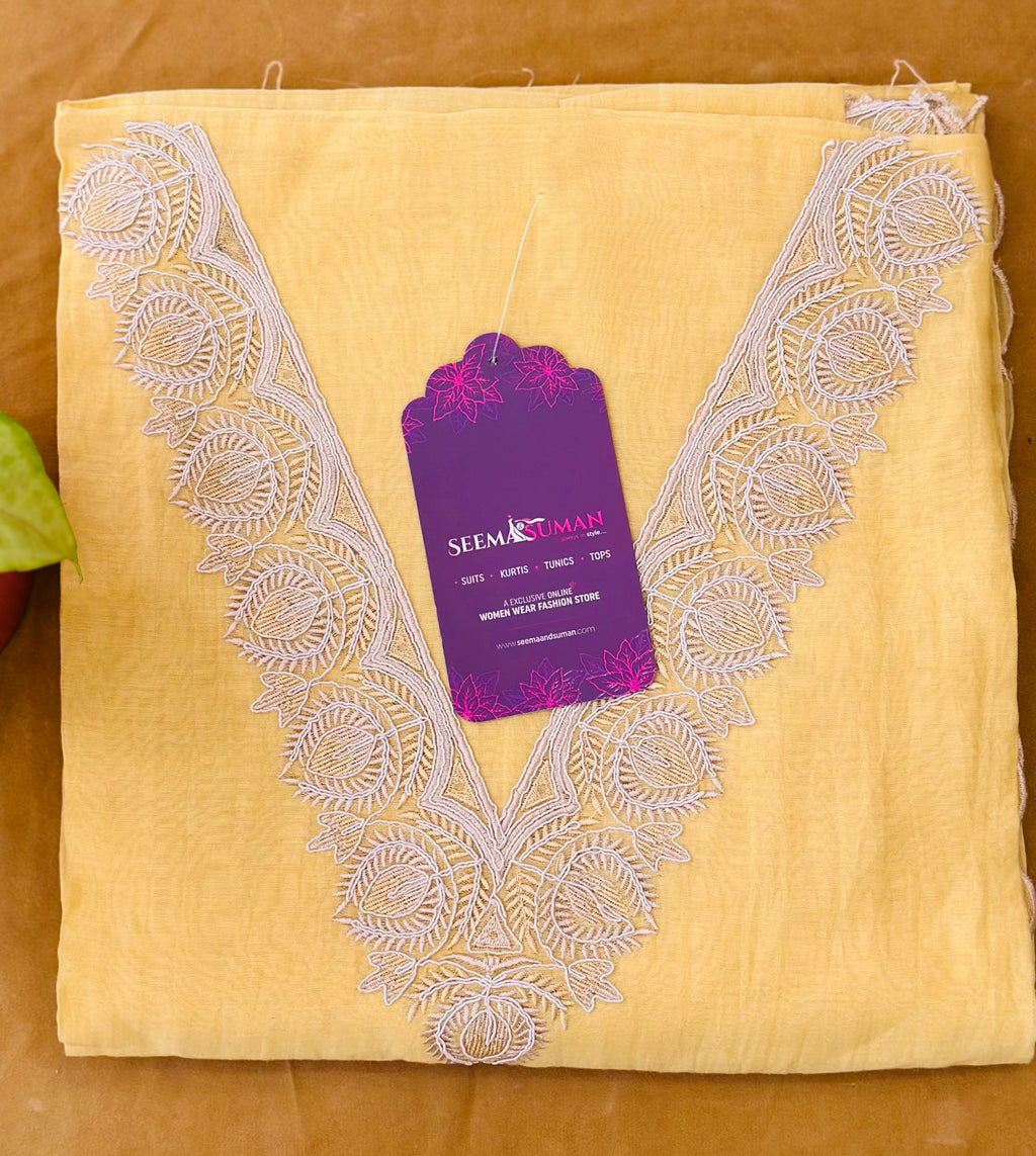 Elegant Festive Wear Unstitched Suit
