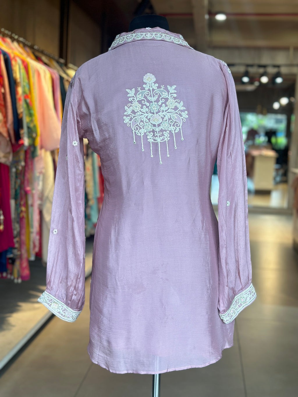 PURE CHINON HANDWORK CO-ORD SET