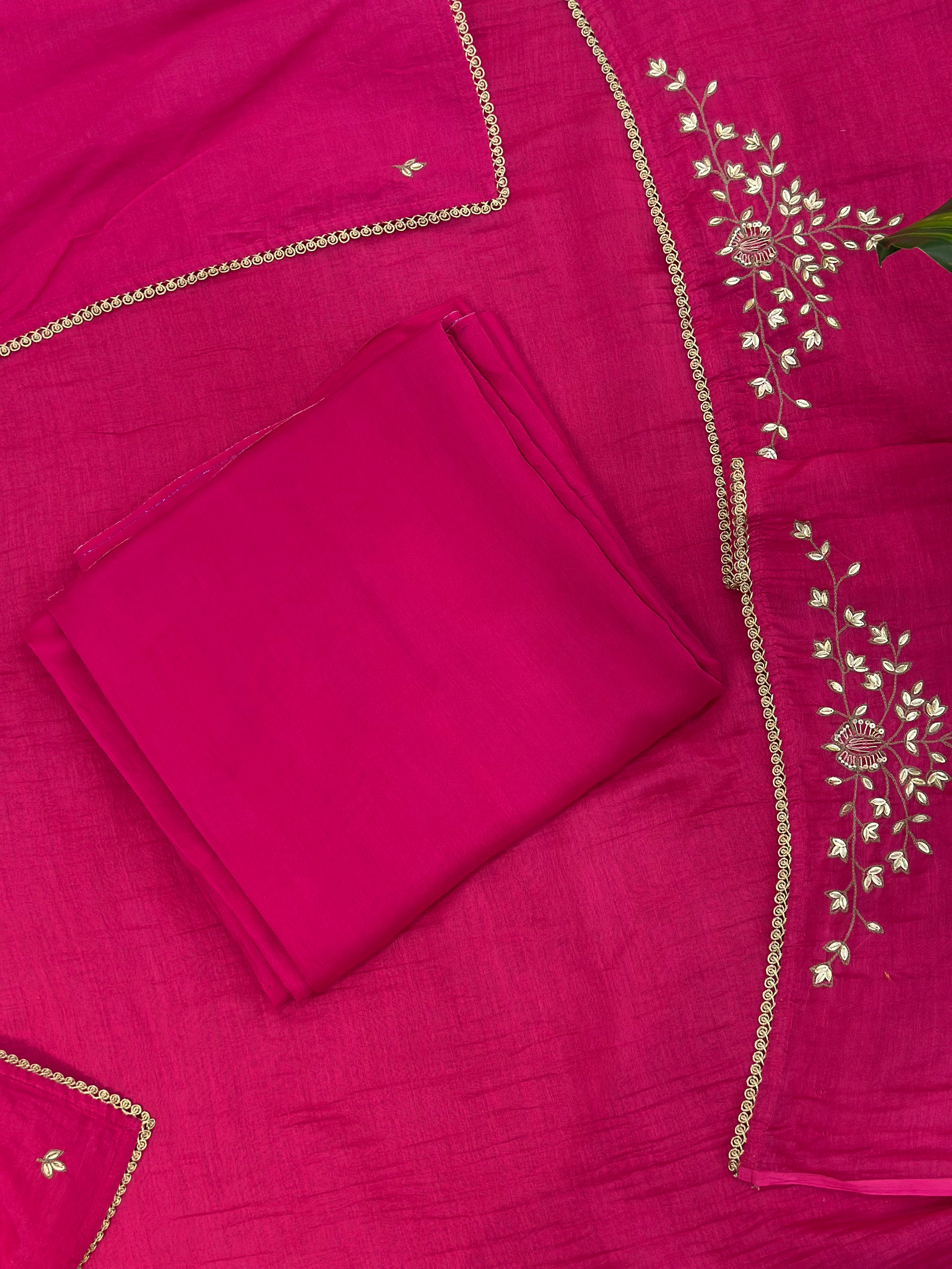 Graceful Festive Unstitched Suit
