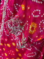 BHANDEJ GOWN WITH SHURG