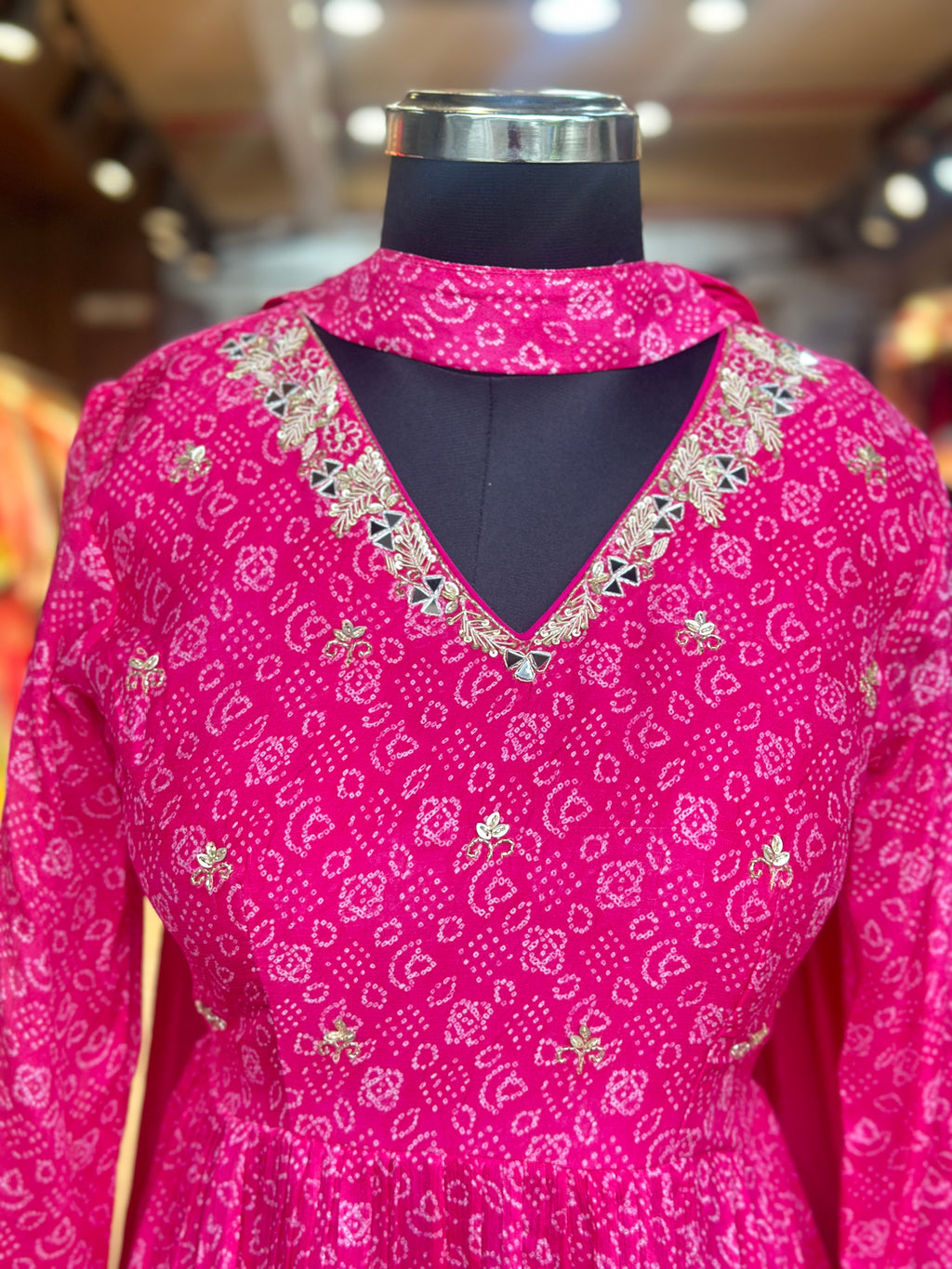 BHANEJ HANDWORK GOWN