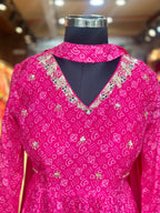 BHANEJ HANDWORK GOWN