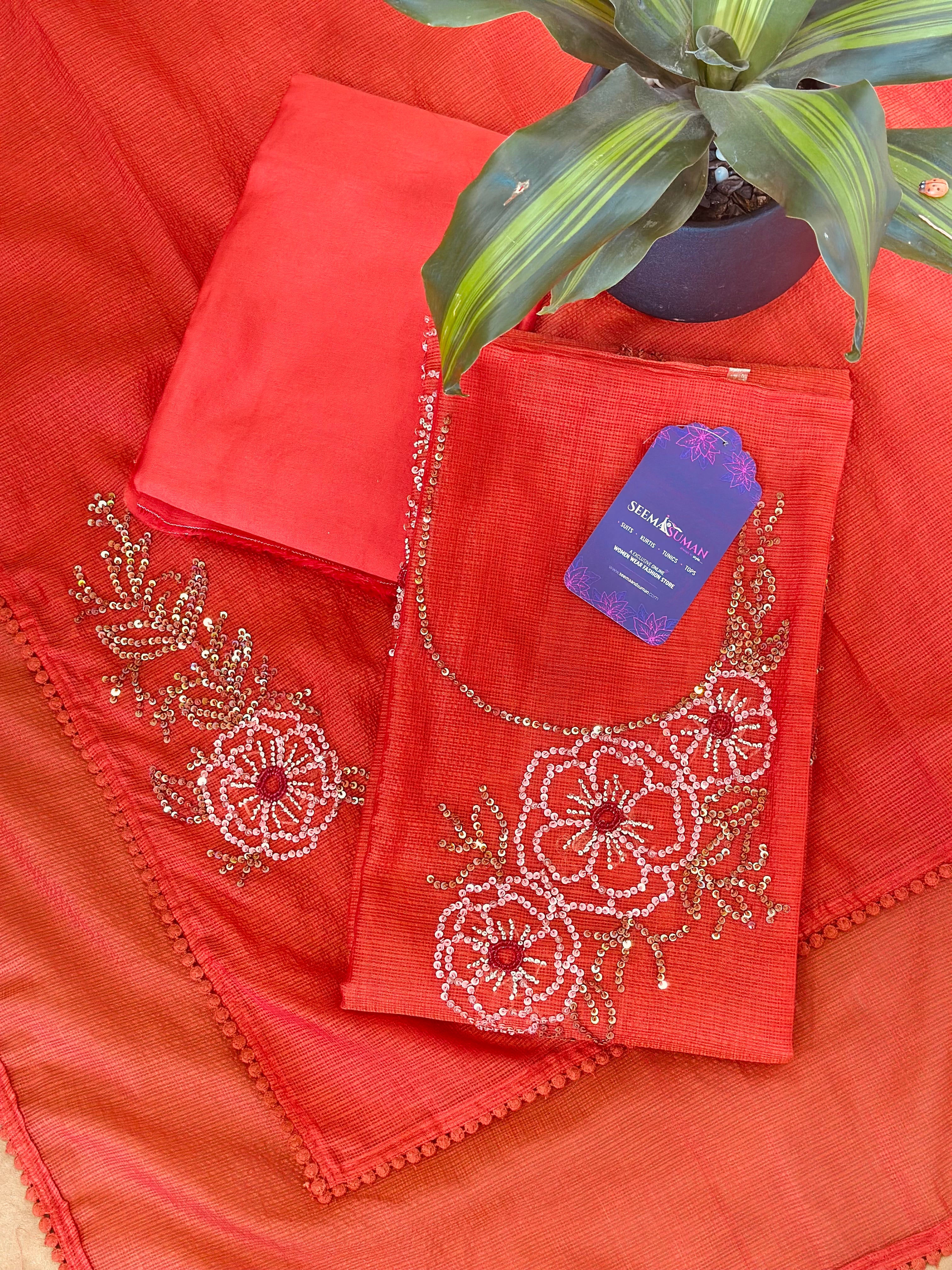 Classy & Comfortable Unstitched Suit Set