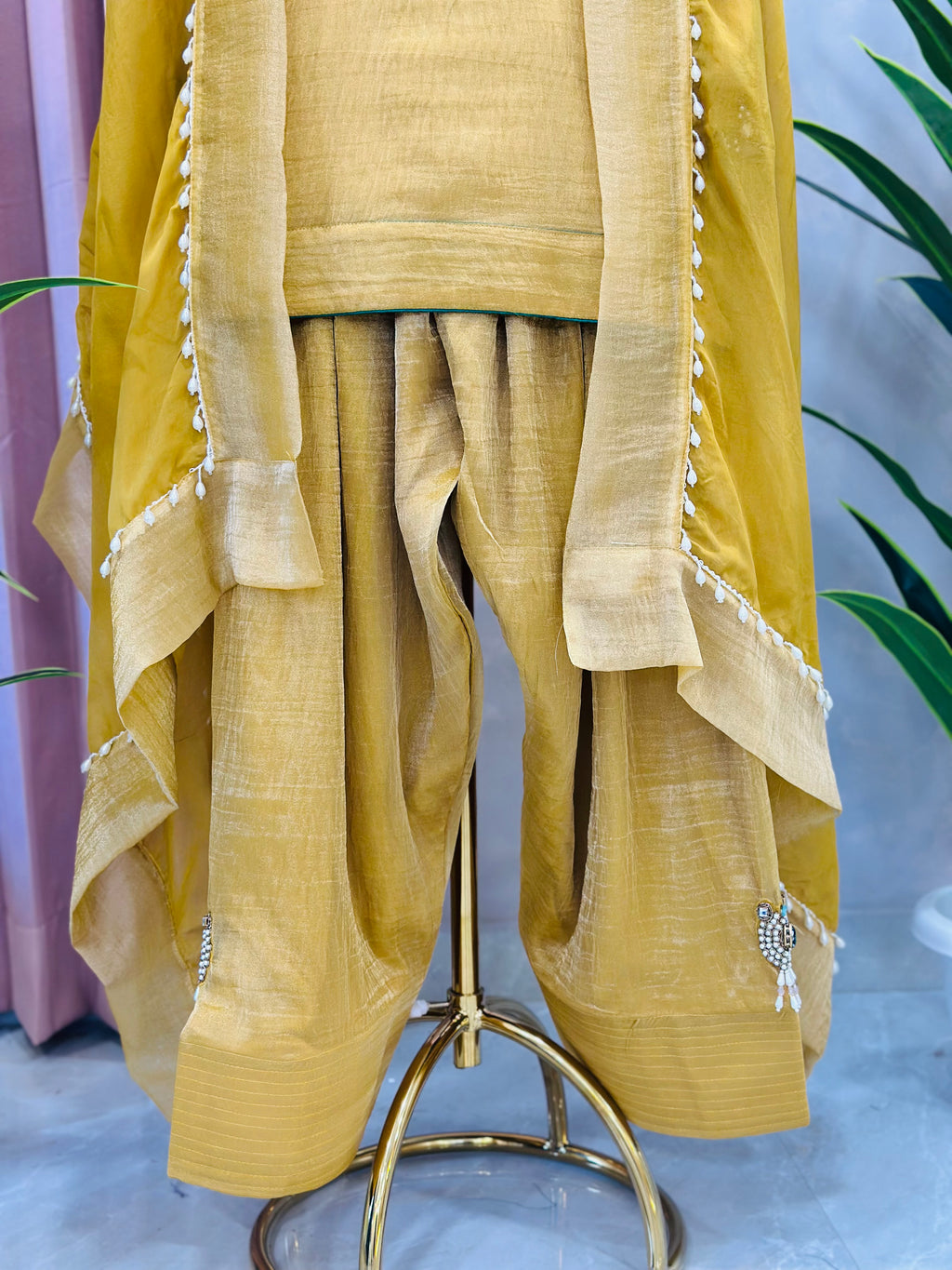 Trendy Farsi Kurta Set With Handwork