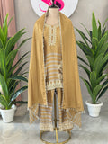 Trendy Farshi Suit Set With Beautiful Pearls Handwork