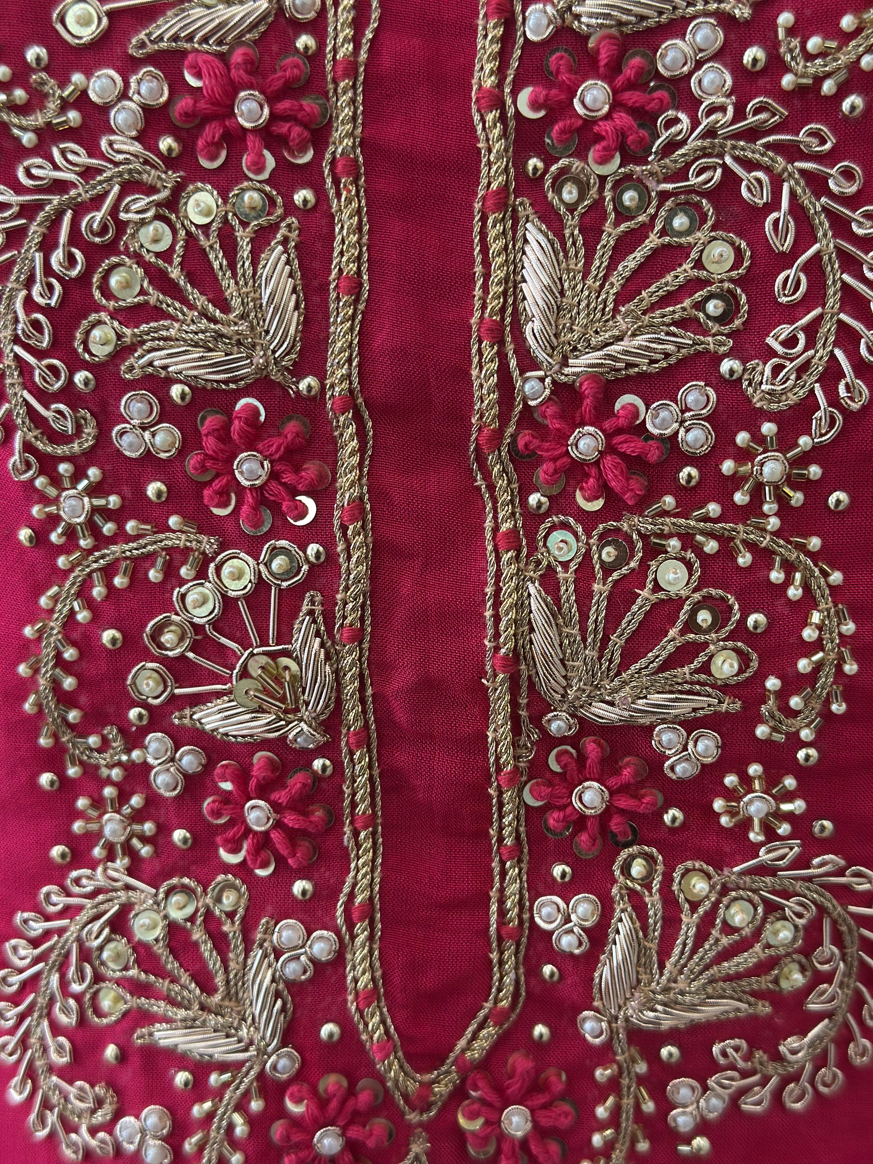 Designer Handwork Kurta & Plazo Set with Dupatta
