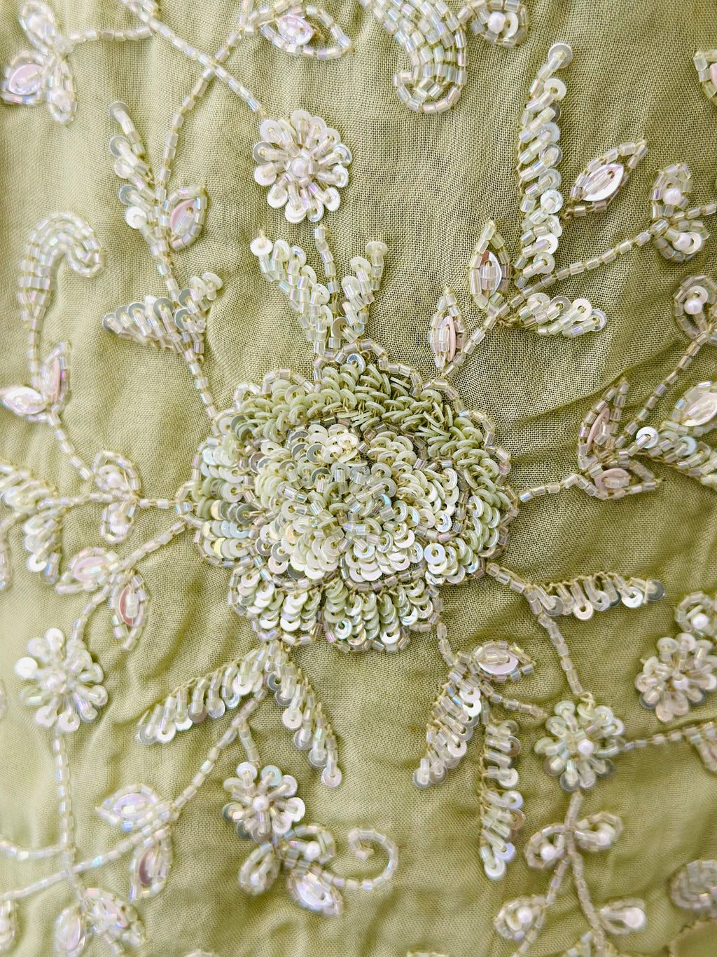 Handwork Crop Top With Flared Plazo