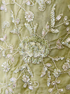 Handwork Crop Top With Flared Plazo