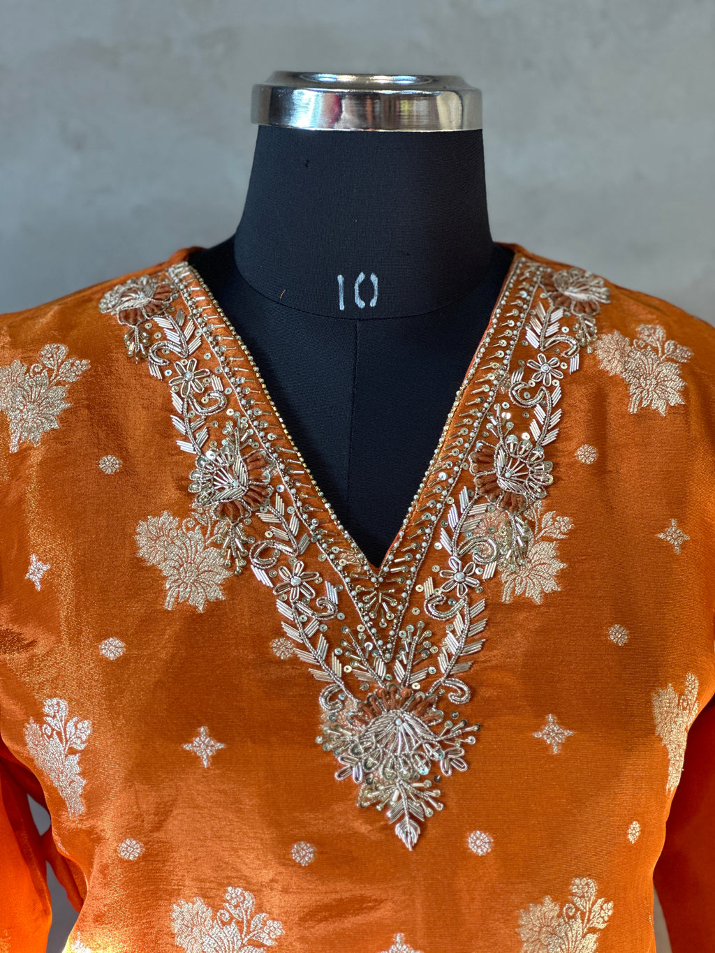 PREMIUM  PLAZO SET WITH ZARDOSI