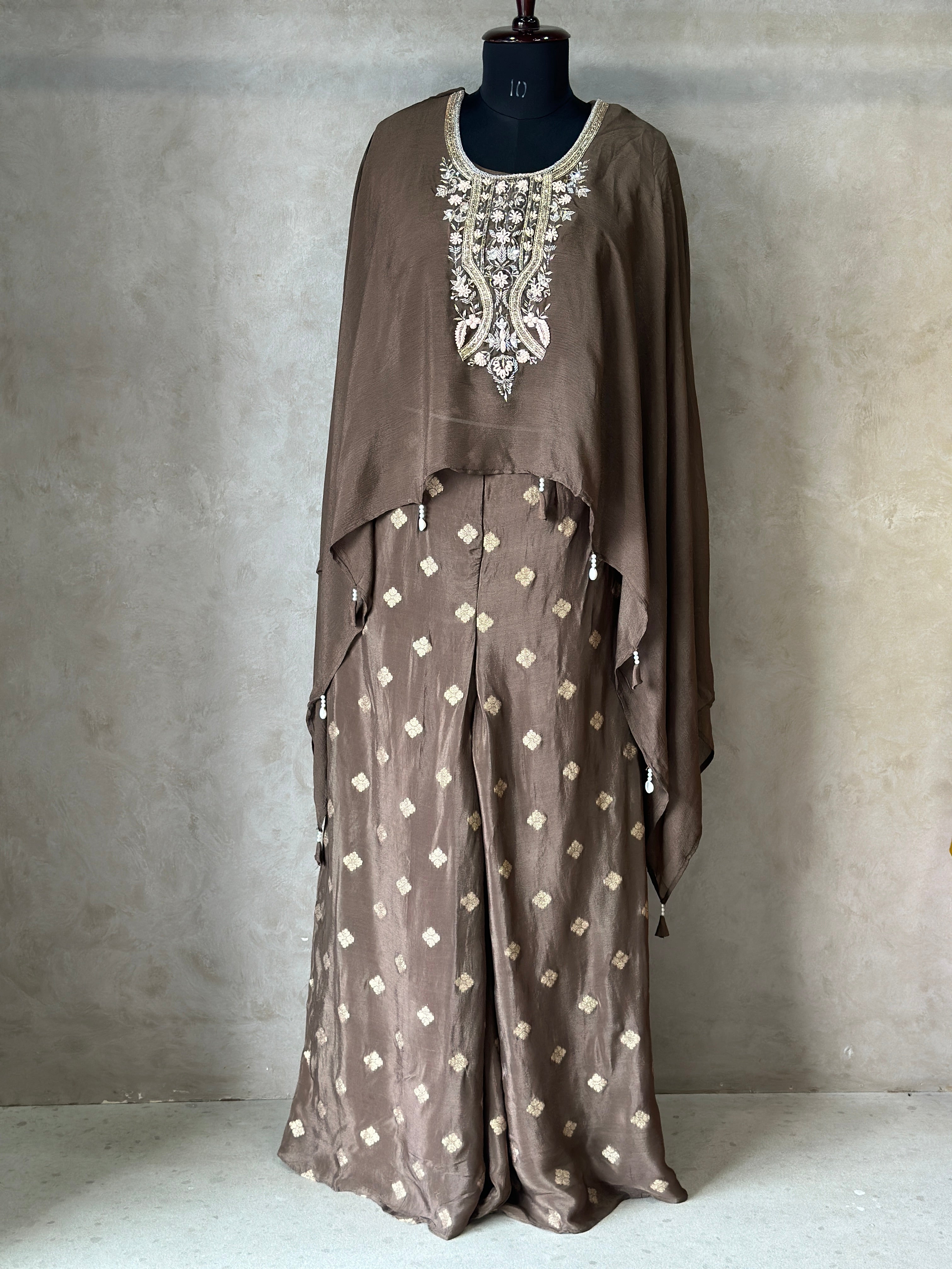 PURE CHINON HANDWORK KAFTAN SET
