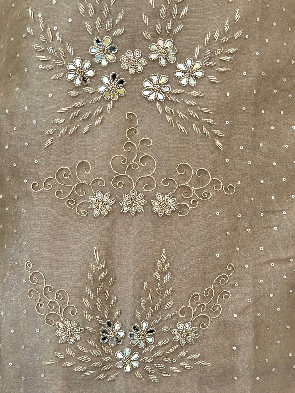 Pure Zari Tissue Handwork Plazo Set