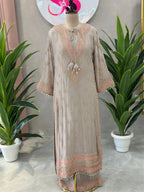 Elegant Grey Handwork Kurta Set