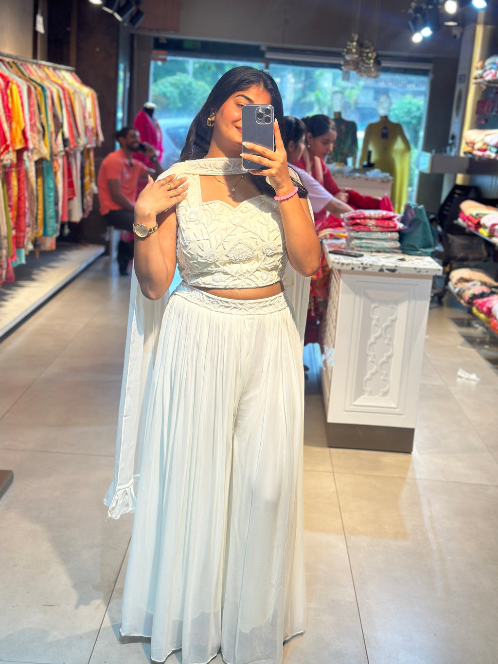 INDO-WESTERN PLAZO SET