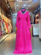 BHANEJ HANDWORK GOWN