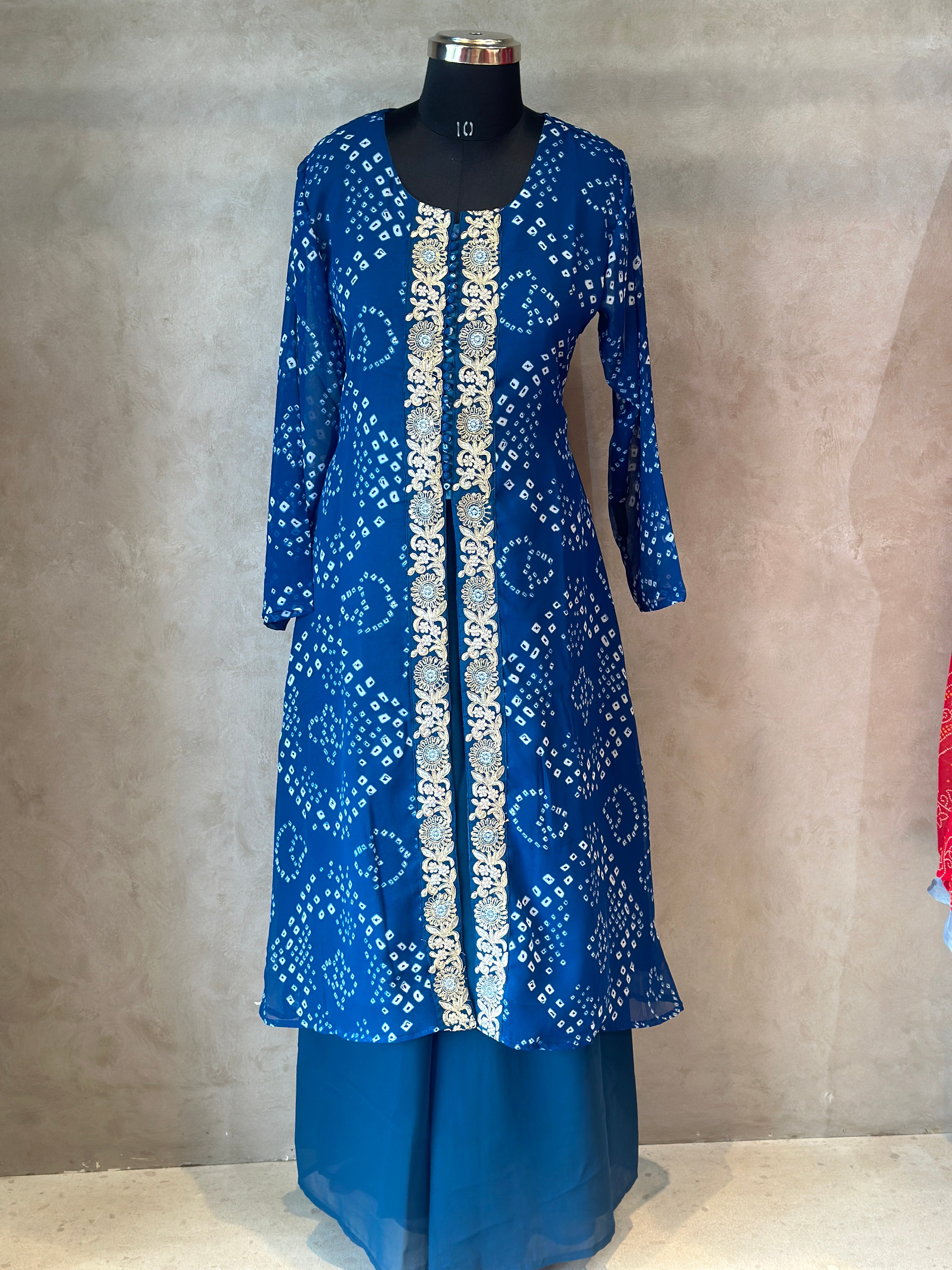 BEAUTIFUL BHANDEJ SPECIAL PLAZO SET