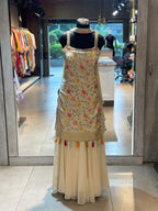 PURE TISSUE ZARI SHRARA SET