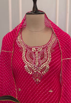 Premium Leheriya Inspired Suit Set