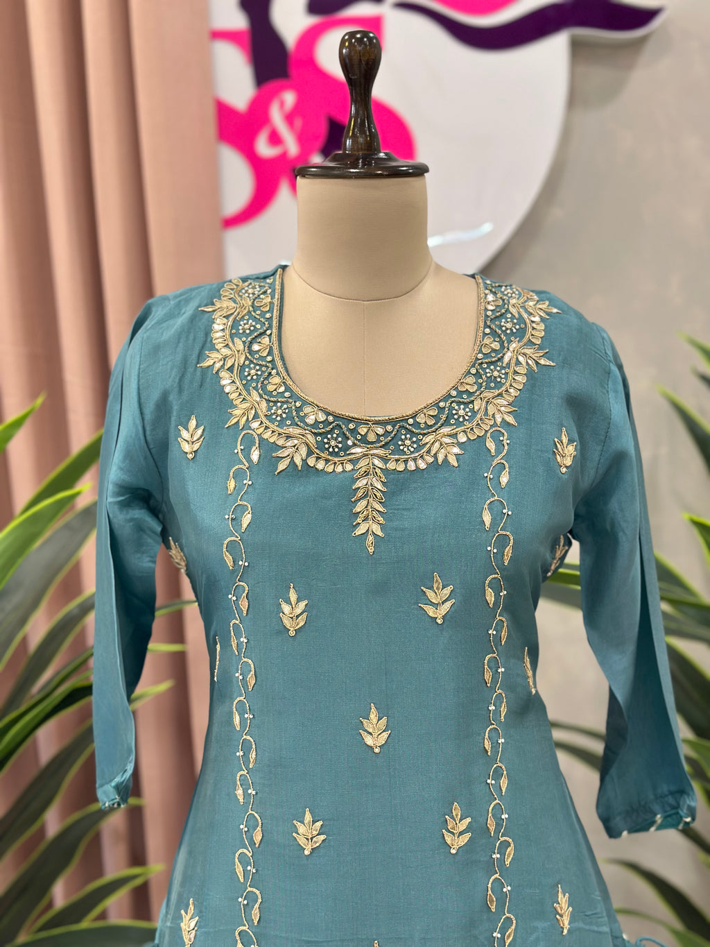Beautiful Gota patti Handwork Suit Set