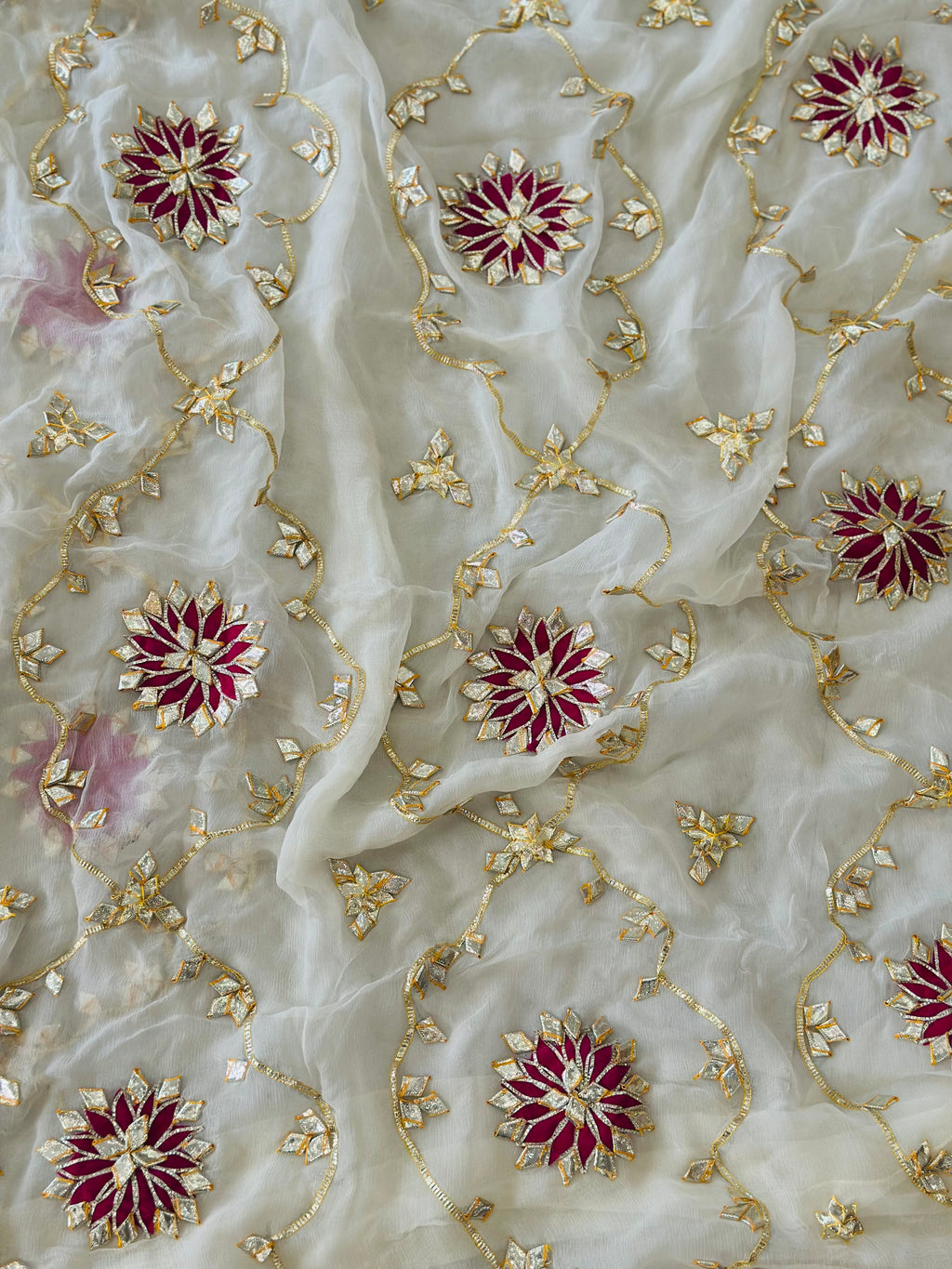 ✨Traditional  Handwork Gota Patti Saree✨
