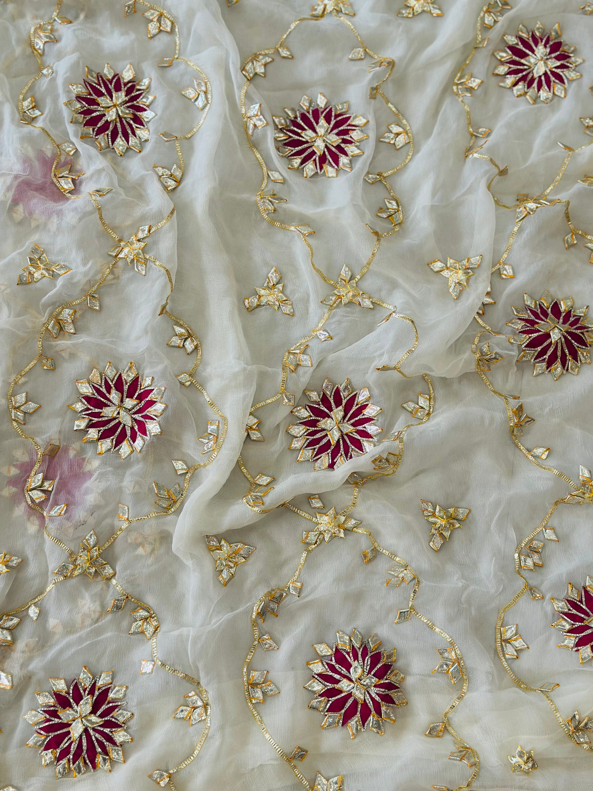 ✨Traditional  Handwork Gota Patti Saree✨