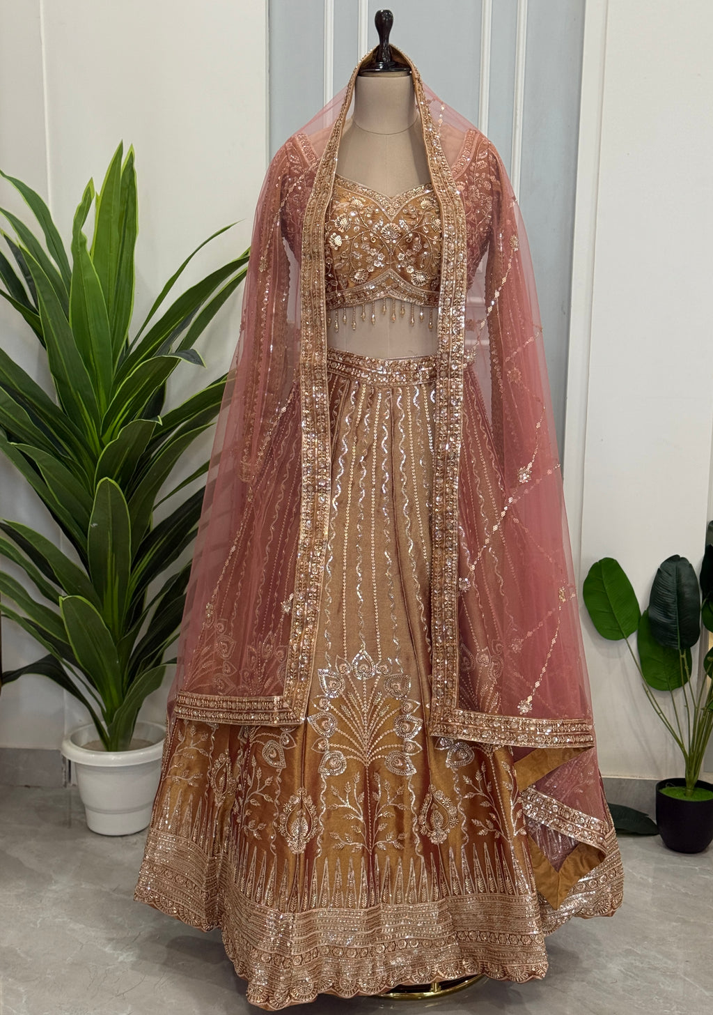Luxury Festive Wear Lehenga Set