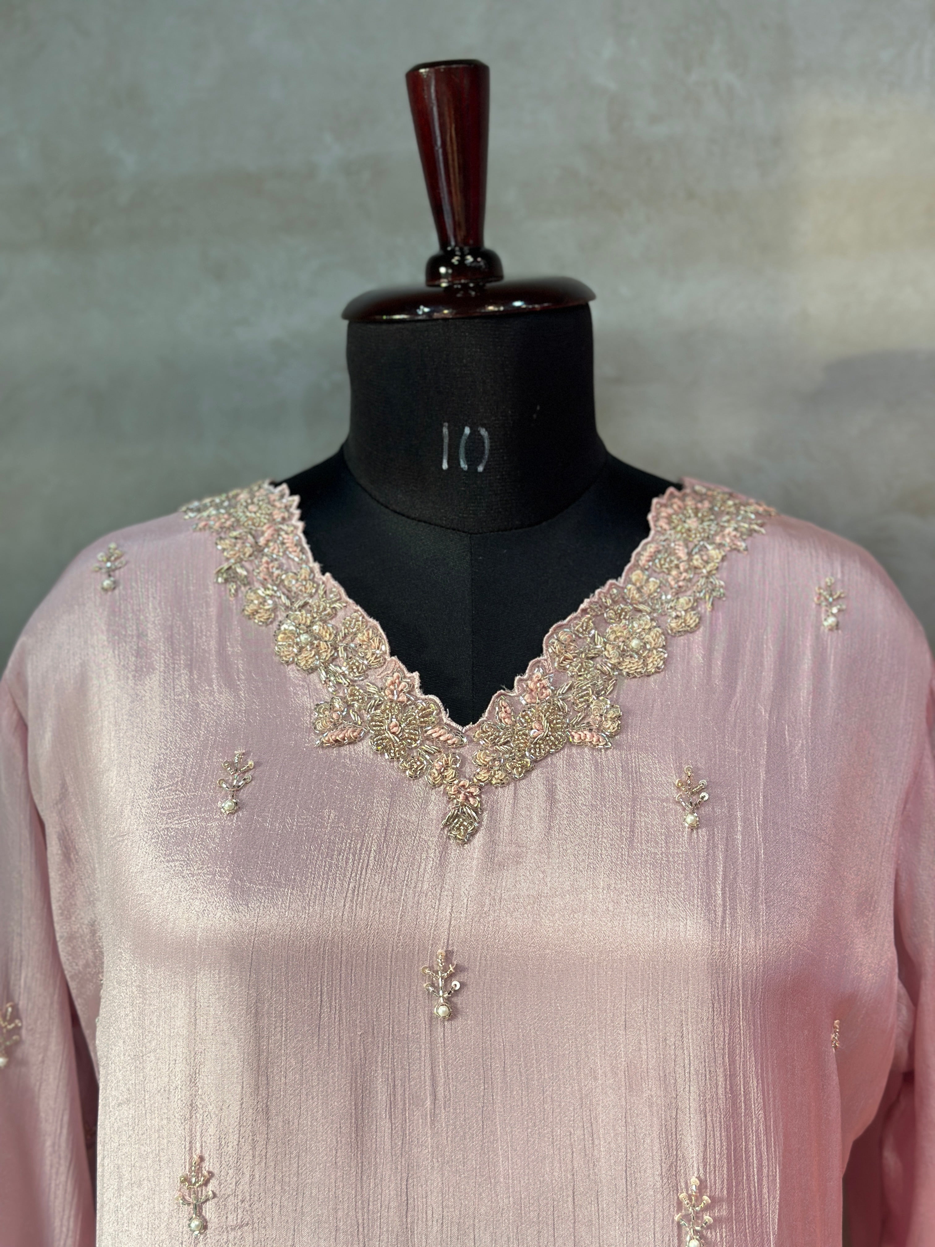 BEAUTIFUL HANDWORK PLAZO SET