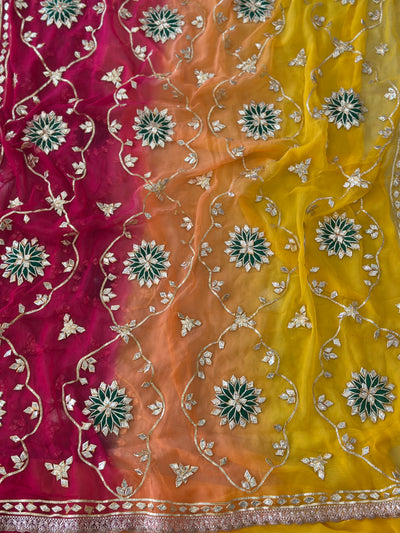 ✨Traditional  Handwork Gota Patti Saree✨