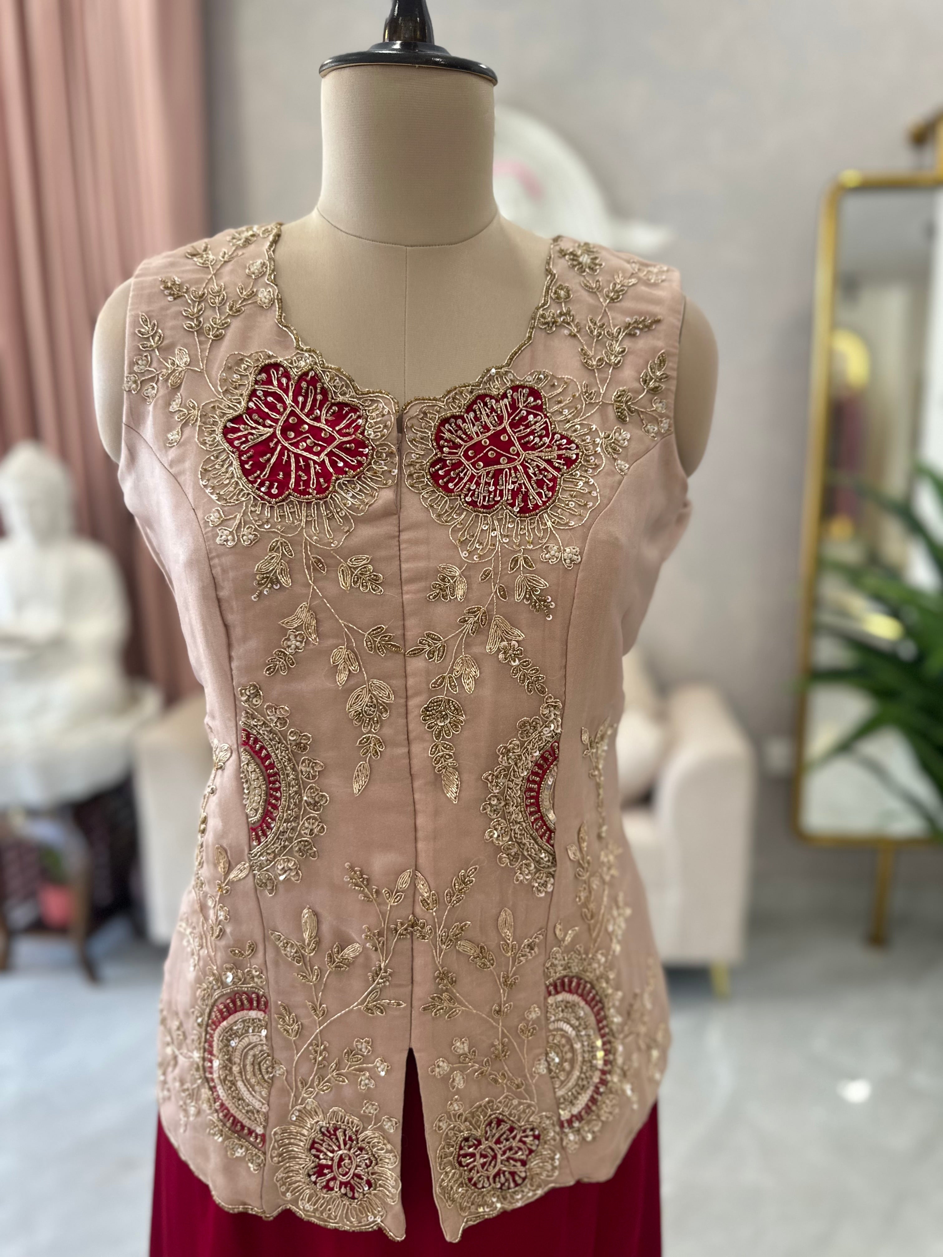 Premium Designer Cape Style Suit Set