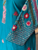 HAND EMBROIDERED STRAIGHT SUIT SET