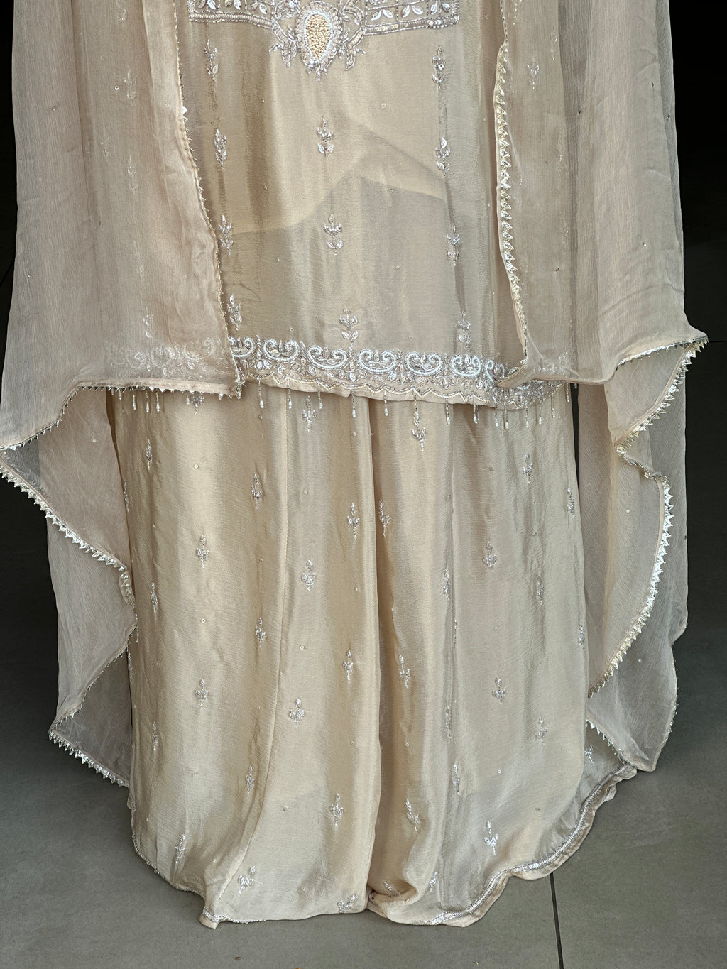 PREMIUM HANDWORK PLAZO SET