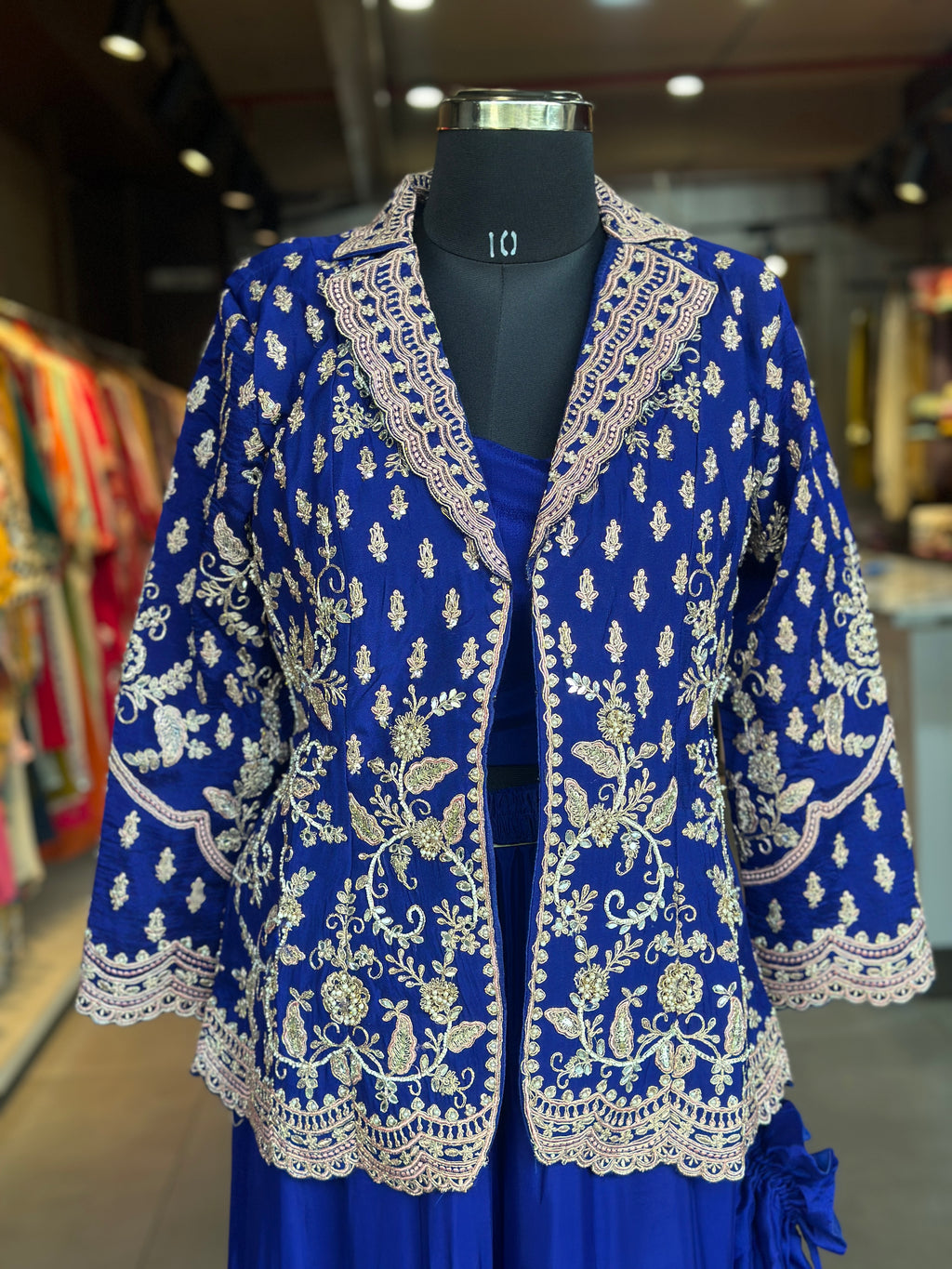 INDO-FUSION SHRARA WITH JACKET SET