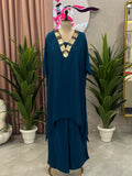 Pure Crepe Kaftan Set