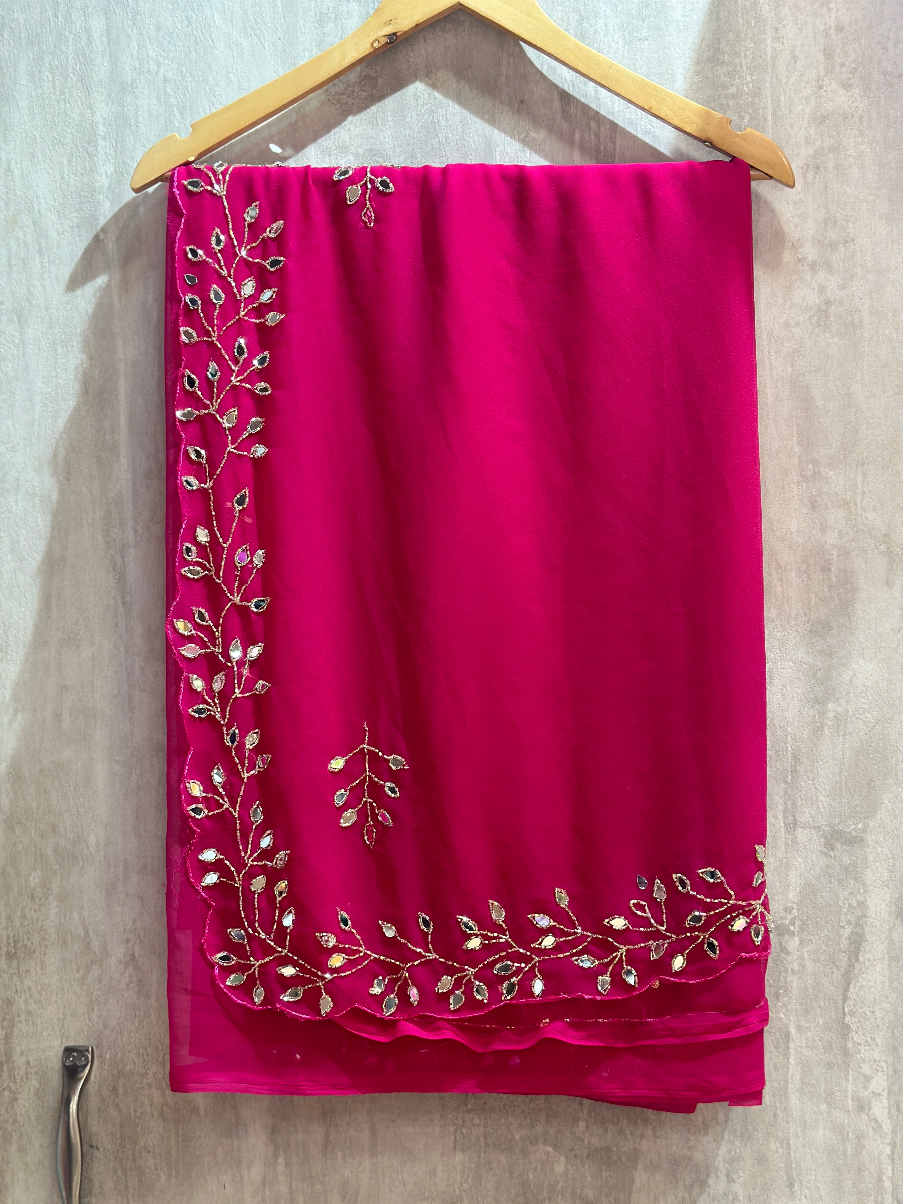 GEORGETTE HANDWORK SAREE