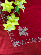 BEAUTIFUL HANDWORK CHIFFON SAREE