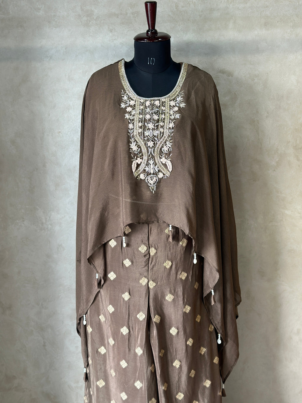PURE CHINON HANDWORK KAFTAN SET
