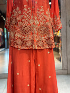 PURE CHINON HANDWORK CO-ORD SET