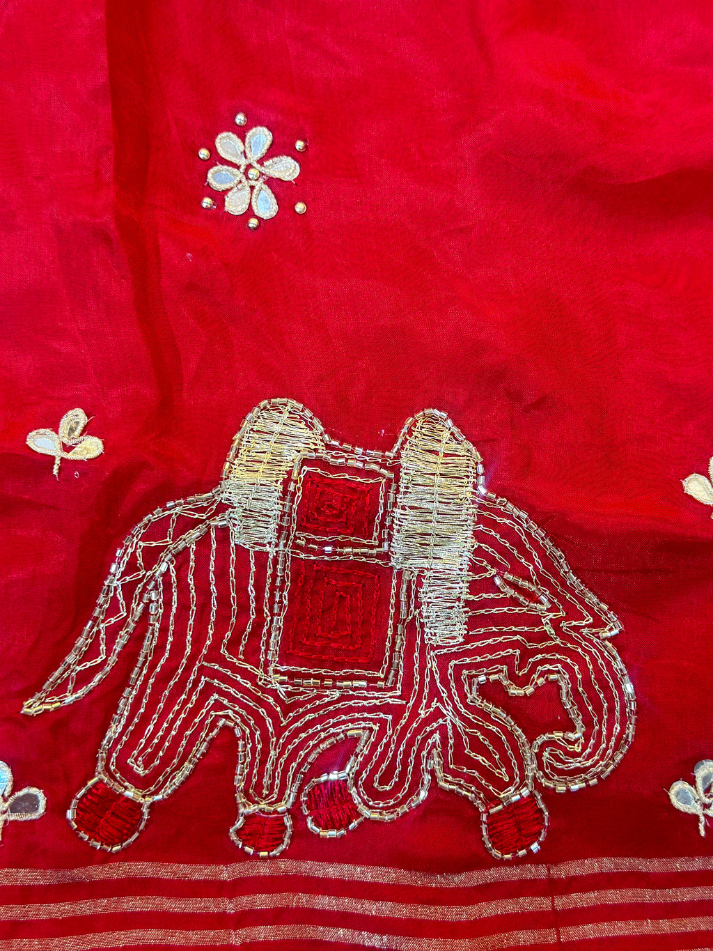 WEDDING  SPECIAL HANDWORK SAREE