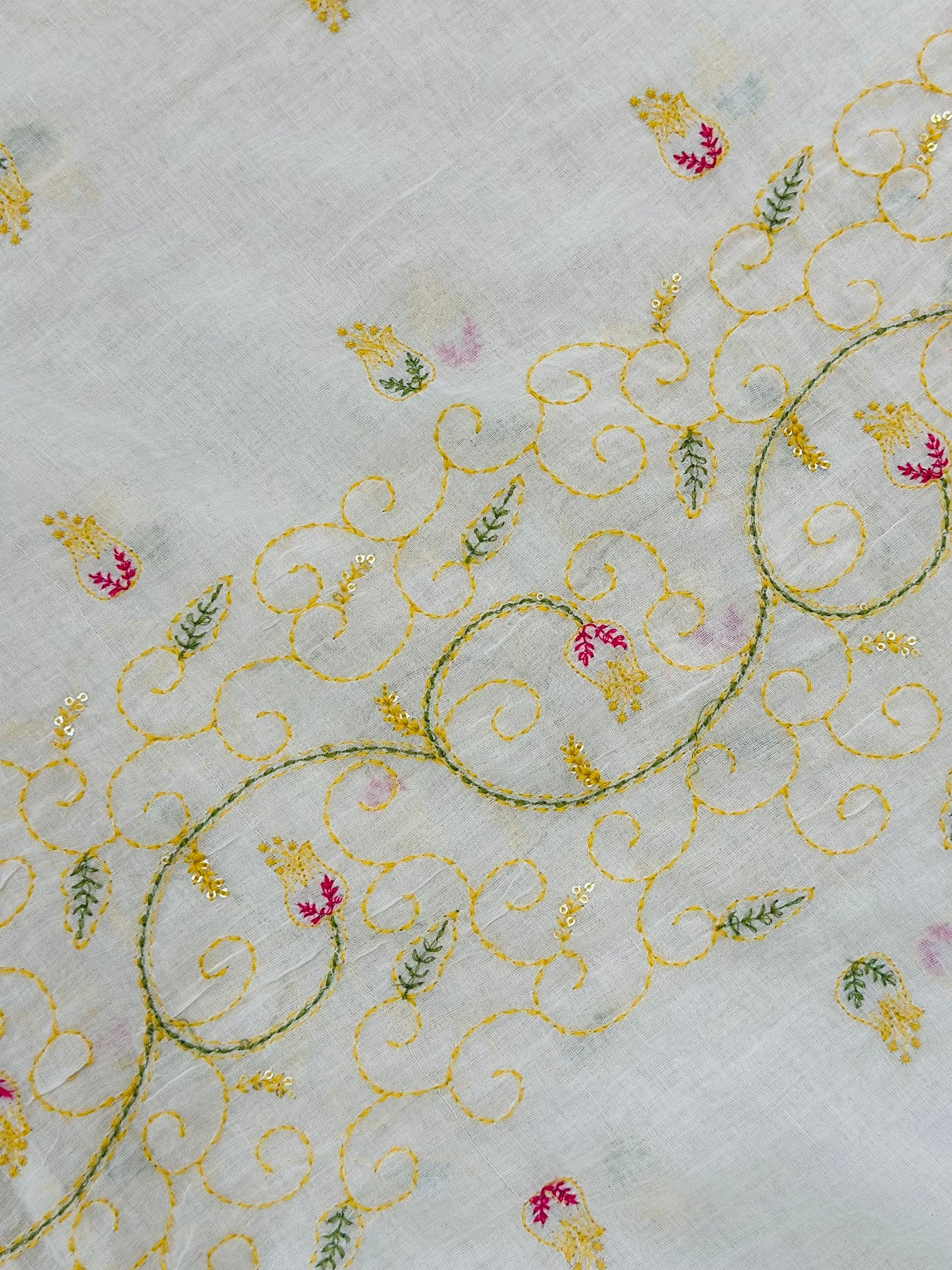 Classy Embroidered Unstitched Suit Set