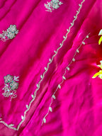 KARWACHOUTH SPECIAL BEAUTIFUL HANDWORK SAREE