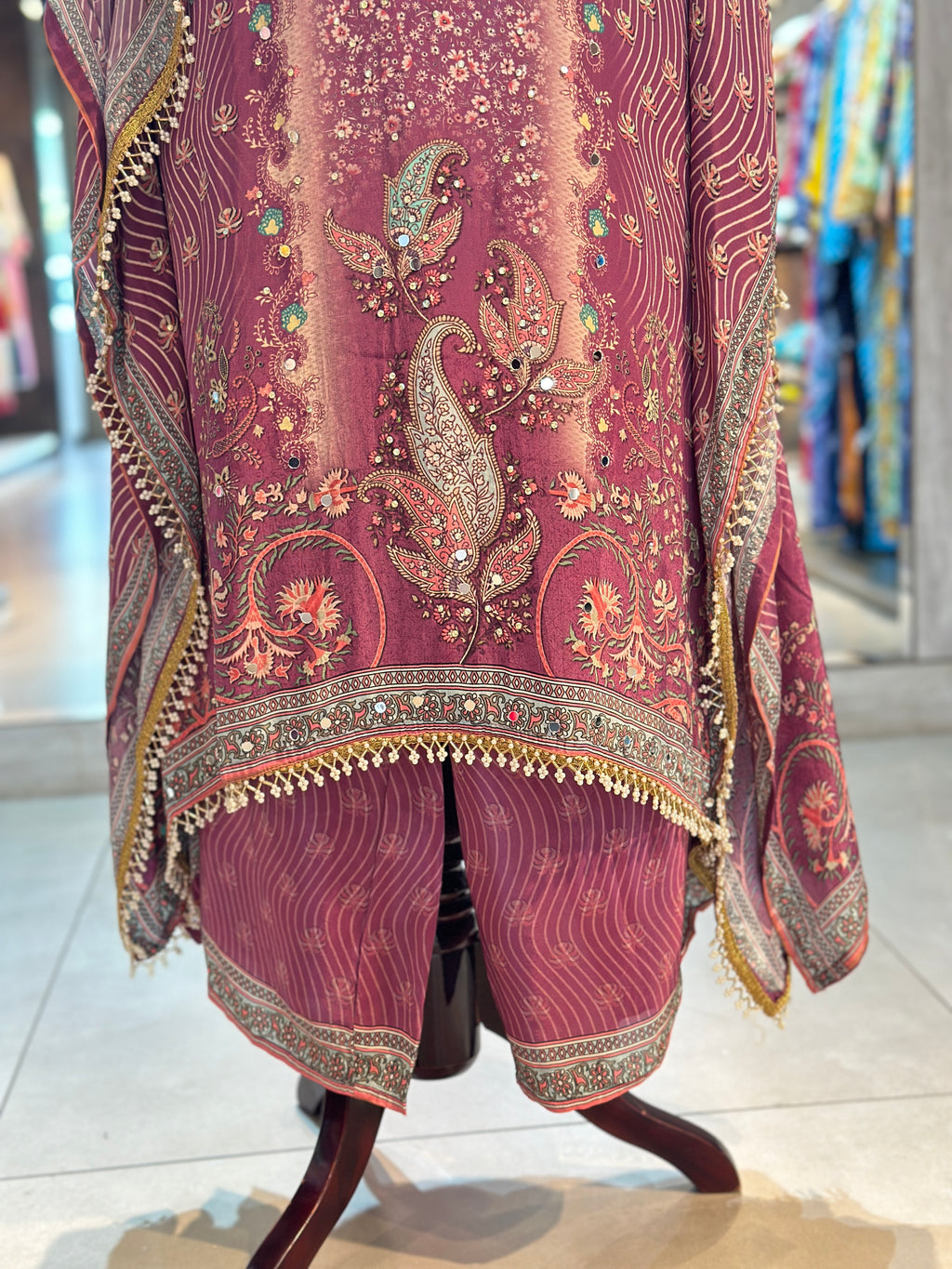 PURE CREPE KAFTAN SET