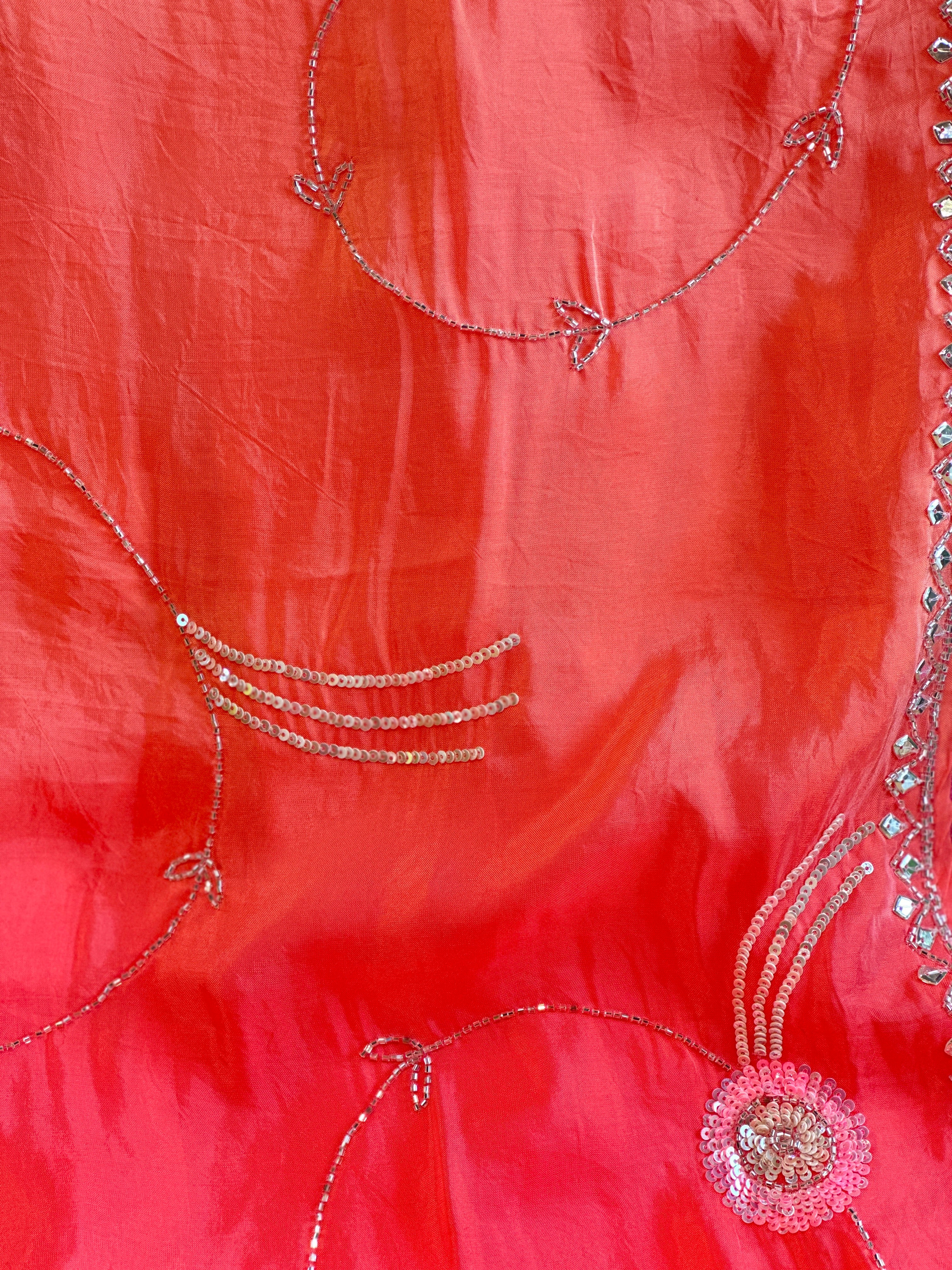 PREMIUM OMBRE JAAL HANDWORK SAREE