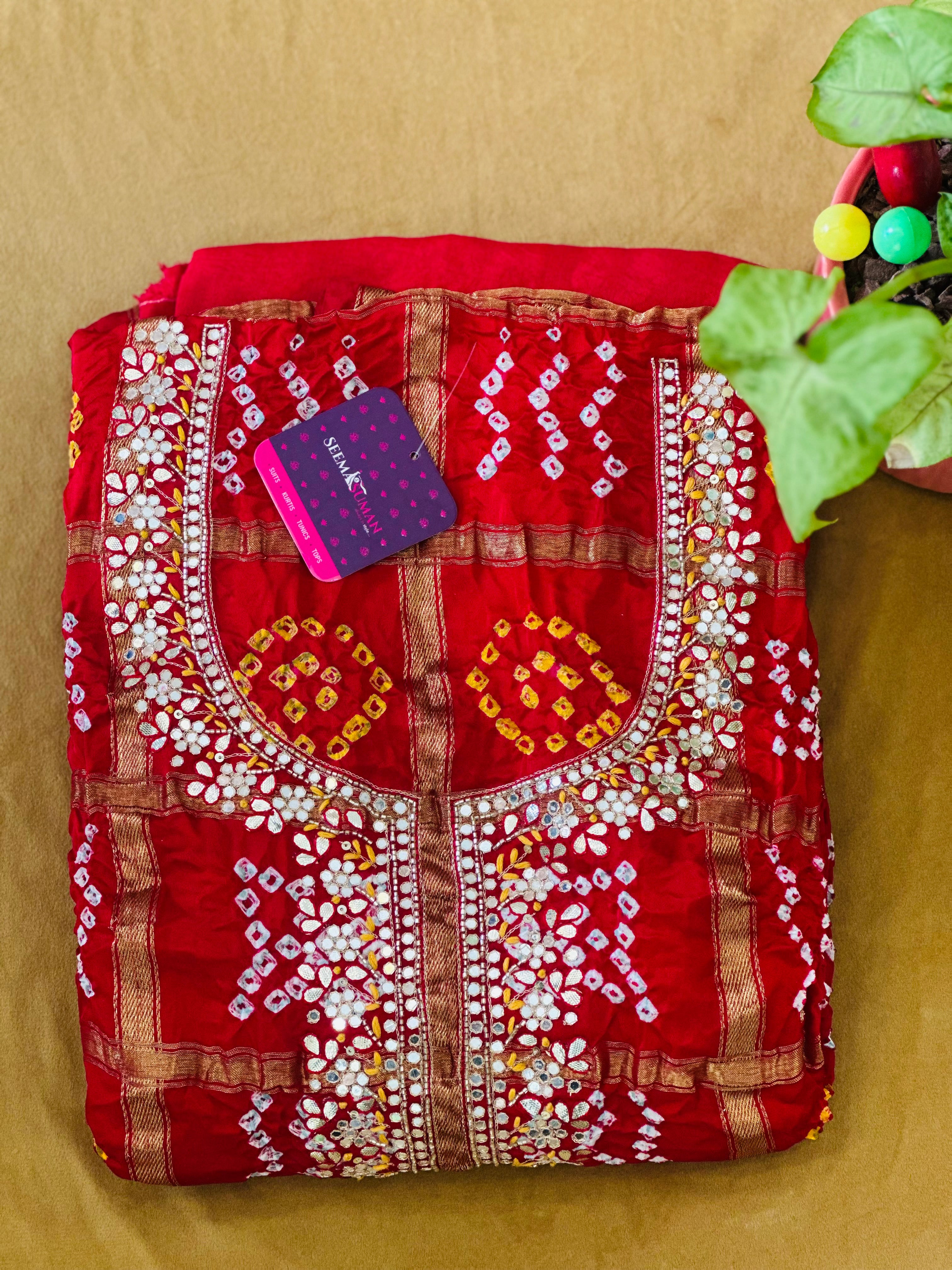 Royal Bhandej Grace Unstitched Suit Set